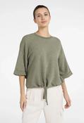 Relaxed Fit Knit Jumper - Green / M image