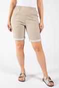 Pull On Bermuda Shorts - Beige / 18 image