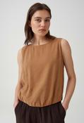 Fergy Sleeveless Blouse - Camel / 38 image