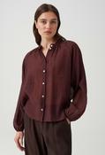 Fabrielle Oversized tunic blouse - cherry jam / 42 image
