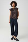 Myha Balloon Relaxed balloon trousers - Coal Blue / 40 image