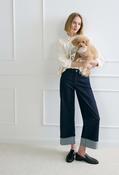 Miva City Wide-leg jeans - Rinsed Blue / 42S image