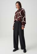 Mozy Turn-up Relaxed City Pants - Black / 38 image