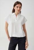 Sinula Relaxed Fit Blouse - Light Cotton / 44 image