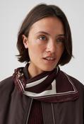 Aditha Printed Scarf - cherry jam / One