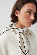 Arienna Pleated Scarf - light cotton / One