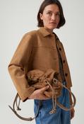 Aruby Faux Suede Bag - ginger bread / One image