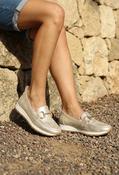 Sporty Look Loafer - Gold / 36