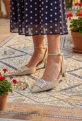 Diamante Gem Heel - Taupe / 38 image