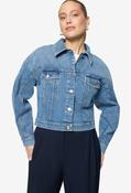 Short Denim Jacket - Middle Blue Denim / 40 image