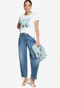 Printed Cotton T-Shirt - White / 40 image