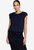 Crew-Neck Cropped Top - Navy / 34 image
