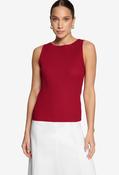 Sleeveless Ribbed Top - Candy Red / 44 image