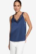 Lace Detail Satin Cami - Navy / 36 image