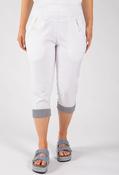 Pull On Capri Trousers - White / 14 image