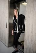 Hooded Zipper Casual Jacket - Black / F/S image