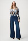 Wide-leg Denim Trousers - Dark Denim / 12 image