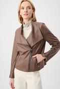 Edgy Biker Jacket - Brown / M image