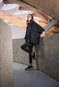 Hooded Quilted Coat - Black / F/S image