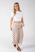 Polka Dot Culotte Trousers - Cream / F/S image