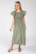 Puff Sleeve Summer Dress image