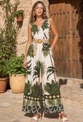 Palm Print Jumpsuit image