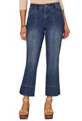 "Ab"solution® High Rise Center Seam Kick Flare Jeans - Blue / 12 image