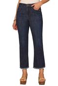 "Ab" Solution Cropped Itty Bitty Flare Jeans - Indigo / 8 image