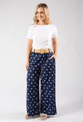 Belted Polka Dot Trousers image
