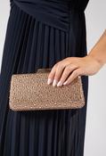 Water Drop Diamante Clutch - Pink / F/S