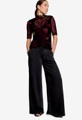 Wide Leg Jeans - Black / 40 image