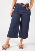 Pull On Denim Culotte - Denim / M image