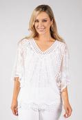 Embroidered Blouse - White / F/S image