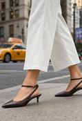 Kitten Sling Back Heel - Brown / 36 image