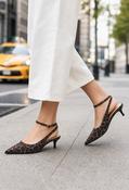 Kitten Sling Back Heel - Leopard / 40 image