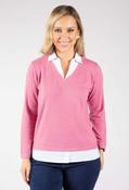 Leyla 2 in 1 Soft Touch Knit - Pink / 18