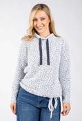 Souffle Knit Mini Leopard Top - Navy Mix / 14 image