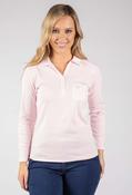 3/4 Sleeve Polo Top - Rose / 12 image