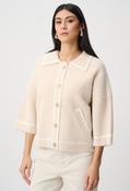 Casual Cardigan With Pockets - Beige / XS image