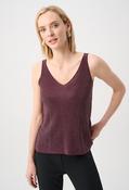 V-neck Sleeveless Pullover - Purple / M image