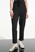 Relaxed Ankle-length Joggers - Black / XL