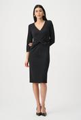 Knee-length Bodycon Dress - Black / 18 image