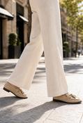 Tassel and Bow Loafer - Taupe / 36 image