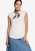 Scarf Detail Top - Off White / 44 image