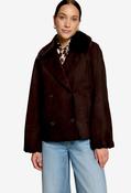 Faux Suede Jacket - Chocolate Plum / 42 image