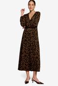 Abstract Print Maxi Dress - Leopard / 34 image
