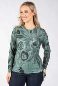 Maresa Floral Print Top - Khaki Mix / 14 image