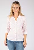 Leaf Print Blouse - Soft Rose / 16 image