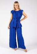 Crinkle Co-Ord - Royal Blue / F/S image