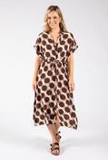 Geometric Print Shirt Dress image